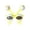 Yellow, variant on CSStudio Alien Slug Eye Novelty Party Glasses 3 Color Plastic Funny Protruding Eyeball Goggles Spooky Cosplay Photo Booth Prop For Halloween Birthday Indoor Outdoor Event
