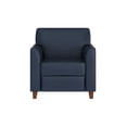thumbnail image 5 of Flash Furniture Navy LeatherSoft Chair, 5 of 9