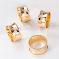 thumbnail image 5 of Napkin Ring Rose Gold Metal Decorative Table Accessory For Wedding Dinner Party 1 Pack, 5 of 5