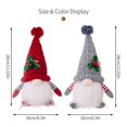 thumbnail image 3 of Adorno NavideñO Sombrero de Punto MuñEco Rudolph Iluminado MuñEco Gnomo Sin Rostro Suministros de DecoracióN NavideñA Gris, 3 of 10