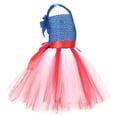 thumbnail image 6 of Girls Outfits Size 6T-7T Independence Day Patriotic Mesh Tutu Dress with Headband Baby Girl Clothes, 6 of 9