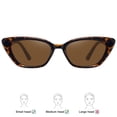 thumbnail image 4 of Gafas de Sol WOWSUN Pequeñas de Ojo de Gato Polarizadas para Mujer, 4 of 5