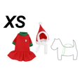 thumbnail image 2 of Red Disfraz navideño para perros, ropa navideña para mascotas de Año Nuevo para perros y gatos, 2 of 5