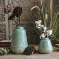 thumbnail image 3 of Turquoise Ceramic Vase, 3 of 13