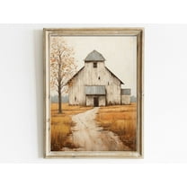 Barn Wall Decor, Rustic Farmhouse Wall Decor, Vintage Countryside Print, Old Barn Painting, Country Style Home Decor Wall Art, Modern Wall Decor, 8x12 UNFRAMED