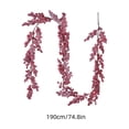 thumbnail image 3 of Qwtwty 6 ft Christmas Greenery Garland, Fake Vines Real Touch Artificial Berry Garlands for Mantle, Fireplace, Table Decorations, 3 of 7