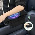 thumbnail image 6 of Renewold Dolphin Galaxy Love Car Center Console Cover Universal Armrest Box Protector Scratch Resistant Wear-Resistant Arm Rest Cover Pad with Pockets Storage Bag Vehicle Accessories, 6 of 9