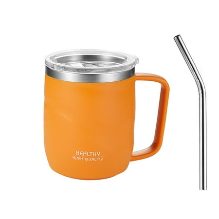 

High Quality 304 Stainless Steel Double-layer Coffee Cup Heat Insulation Mugs