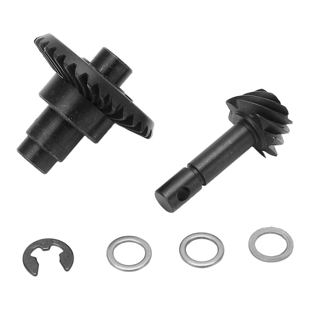 RC Bevel Gear Set, Reduce Driveline Lean High Strength Stainless Steel Bevel Gear Lightweight Overdrive For 1/10 Car