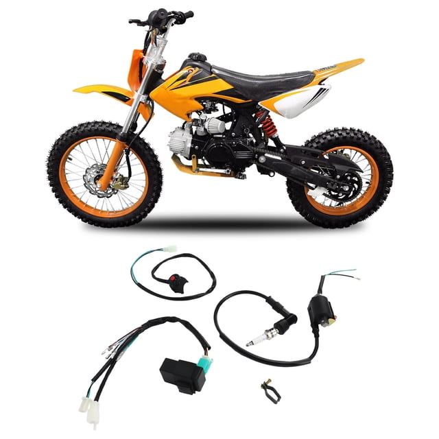 Kit De Telar De Arranque Del Motor, Aumenta La Chispa Larga Vida útil Fácil De Instalar Kit De Arnés De Cables De Arranque Del Motor Alto Rendimiento Ajuste Perfecto Para Dirt