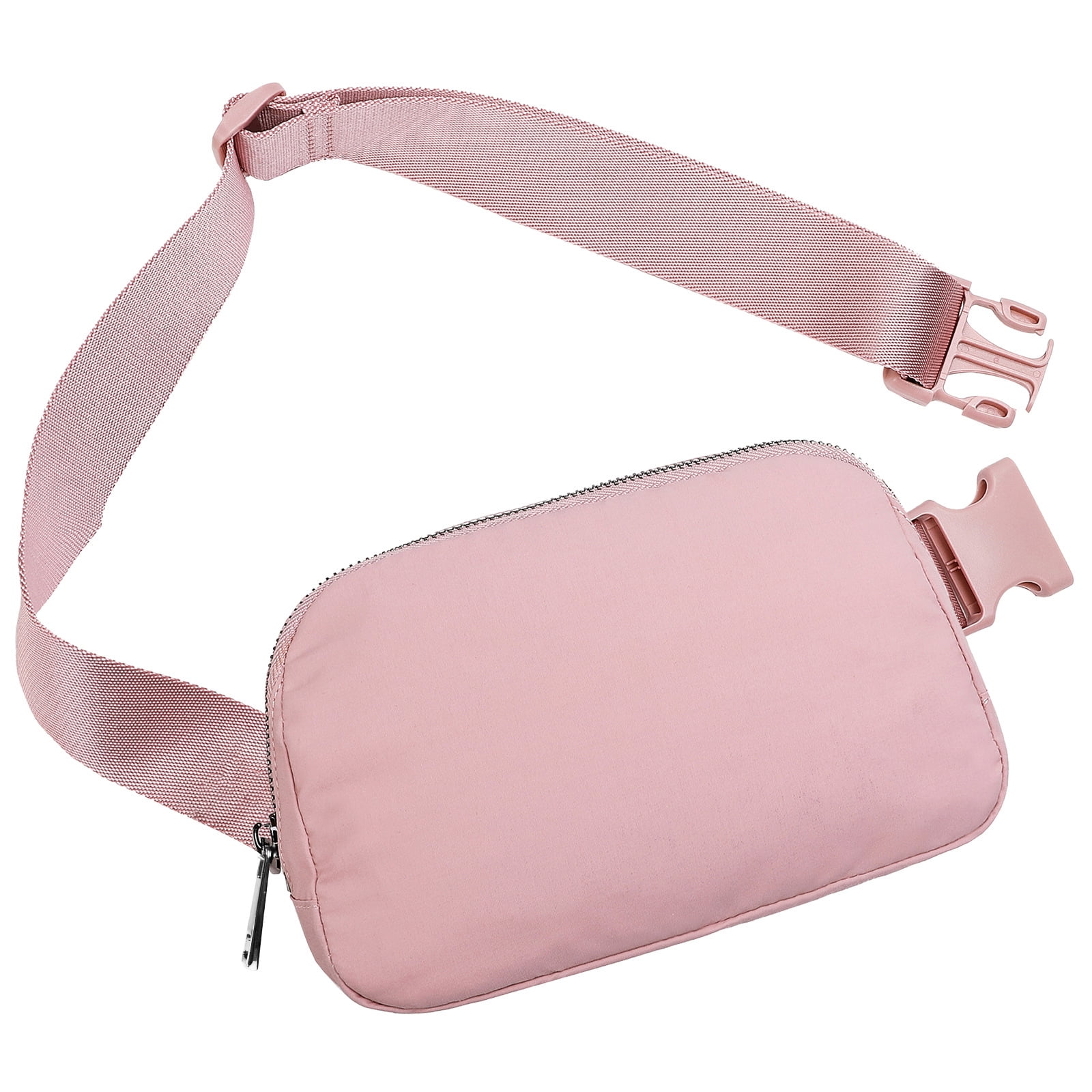 Lighed kredit hvid Unisex Mini Belt Bag with Adjustable Strap, Crossbody Fanny Pack for  Traveling (Pink) - Walmart.com