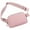 Pink, variant on Unisex Mini Belt Bag with Adjustable Strap, Crossbody Fanny Pack for Traveling (Pink)