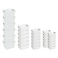 thumbnail image 1 of Sterilite Multi-Size Plastic Storage Basket Bin Organizer Bundle Set (30 pieces), 1 of 8