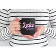thumbnail image 2 of Lake Bum Gift, Black 11oz Ceramic Mug, 2 of 5