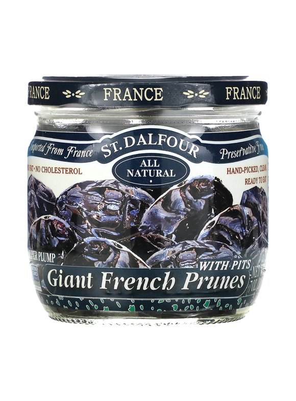 St. Dalfour Giant French Prunes with Pits, 7 oz (200 g)