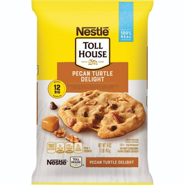 NESTLE TOLL HOUSE Pecan Turtle Delight Cookie Dough 16 oz. Pack