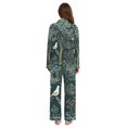 thumbnail image 3 of FORMRS Womens Pajama Set Long Sleeve Top and Pants with Pockets Soft Comfy Lounge Sleepwear, Sizes S-2XL, Floral Forest Scene, 3 of 7