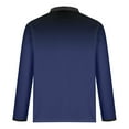 thumbnail image 4 of Rciityk Men's Long Sleeve Business Tee Shirts Fall Fashion Turndown Golf Shirt Casual Gradient Buttons Tennis Shirt, 4 of 5