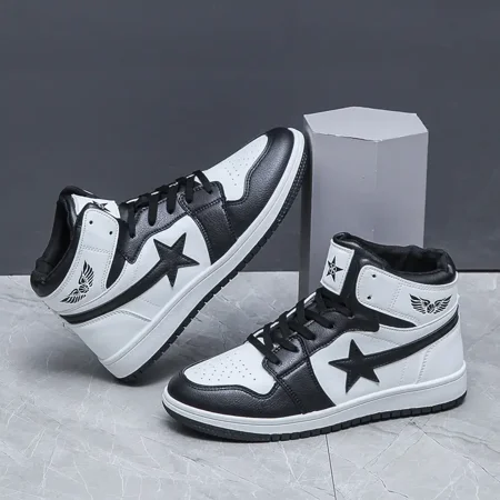 

Men‘s Star Pattern Lightweight Comfortable High-top Sneakers
