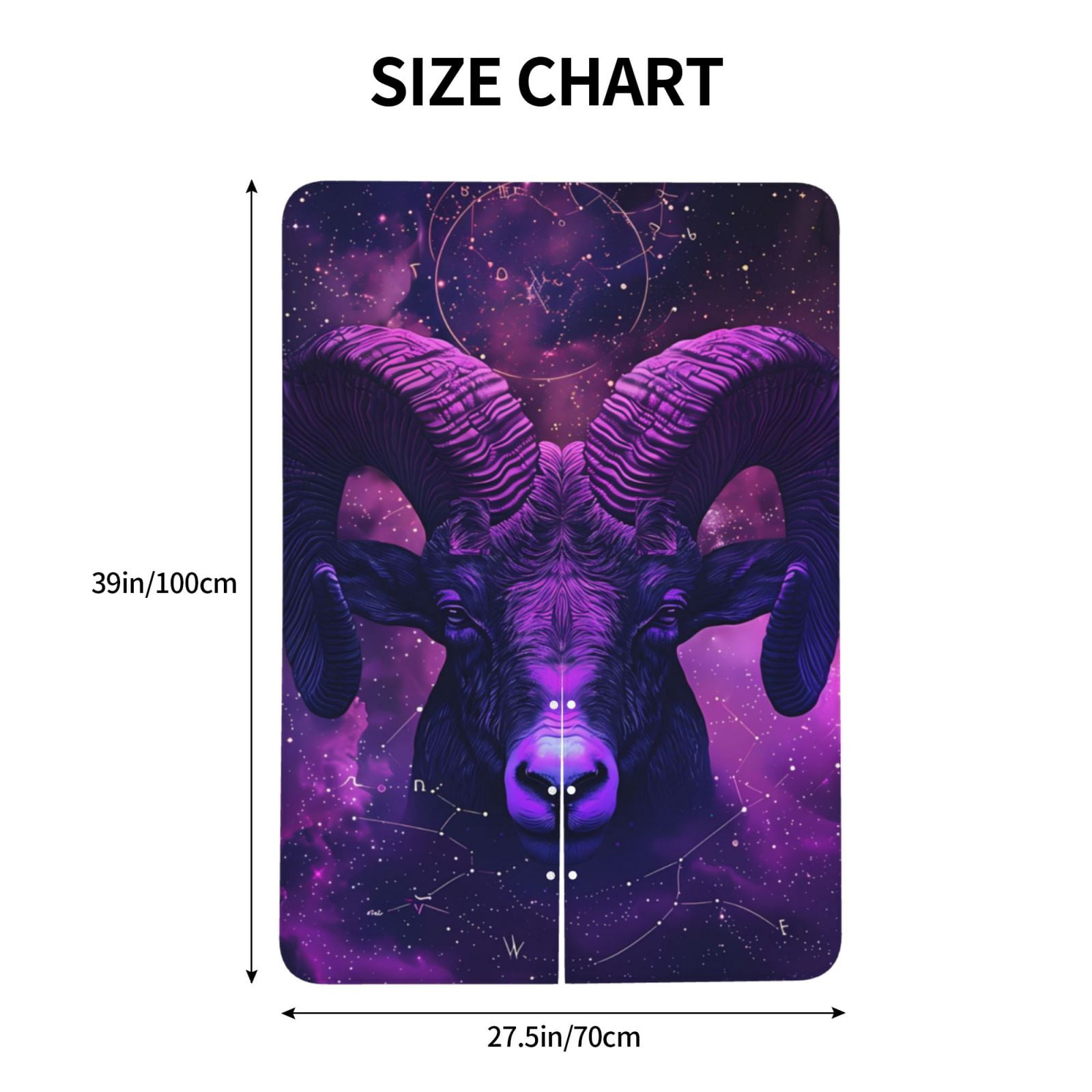 Naloa Purple Starry Sky Antelope Baby Car Seat Cover, Breathable Baby Carrier Cover, Multiuse Baby Carrier Cover & Nursing Breastfeeding Cover