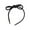 Black BK, variant on Latrodar Color Rhinestones Headband Cute Best Friend Gifts for Women