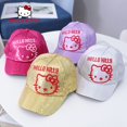 thumbnail image 2 of Sombrero de Hello Kitty para niños, gorras de béisbol de dibujos animados para niñas, lindo gorro de lentejuelas para exteriores, regalo de cumpleaños, primavera y otoño, nuevo Fivean unisex, 2 of 2