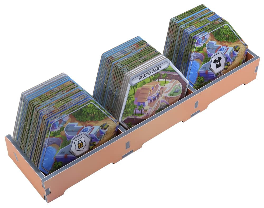Folded Space Board Game Organizer: Dinosaur World (Colour Insert)