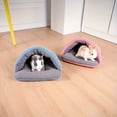 thumbnail image 4 of LEEYNEER Soft & Cozy Pet Bed - Semi-Enclosed Hideout Nest with Slipper Design  Plush Polyester Fiber for Cats  Hamsters  Rabbits - No Assembly Needed  Durable & Easy-Clean Small Animal Sh, 4 of 6