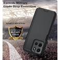 thumbnail image 4 of HCTian Phone Case for Motorola Moto G Power 5G 2025 Case with HD Screen Protector, Heavy Duty Shockproof & Cover Phone Case, 4 of 6
