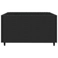 thumbnail image 5 of vidaXL 3 Piece Garden Lounge Set with Cushions Black Poly Rattan, 5 of 5