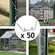 thumbnail image 3 of 2025 Latest Model 50pcs Stainless Steel Greenhouse W Clips Spring Wire Glazing, 3 of 5