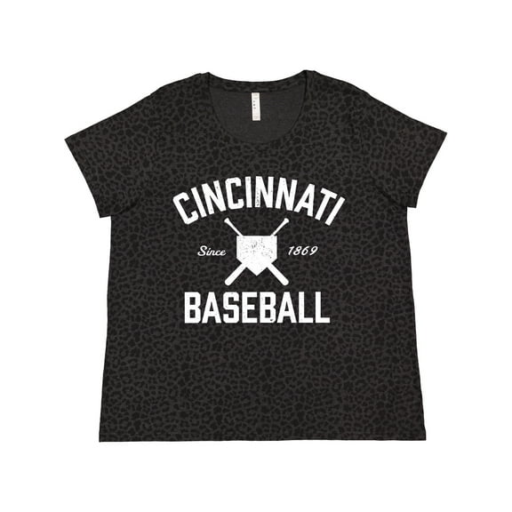 Inktastic Cincinnati Baseball Women's Plus Size T-Shirt