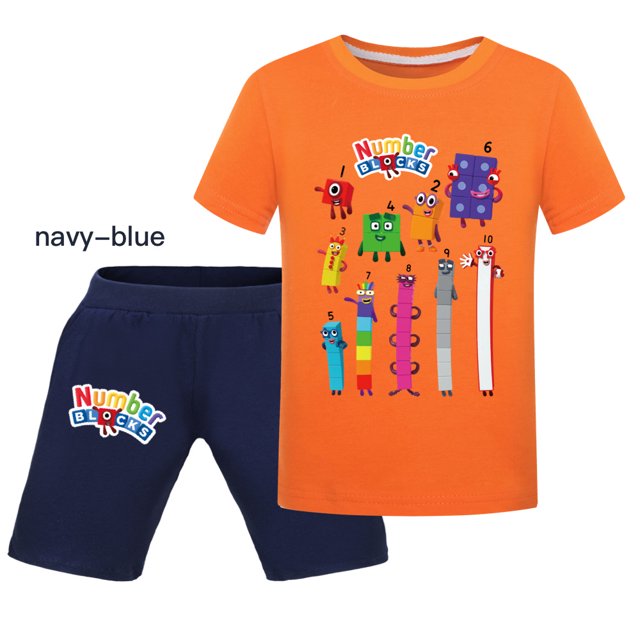 Boys And Girls Children's Short Sleeve Shorts Suit