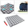 thumbnail image 1 of Alfombrilla inflable para silla de ruedas con funda de cojín para asiento con bomba inflable, almohadilla para silla de aire, aviones para coche - gris Salvador Cojín de asiento inflable, 1 of 10