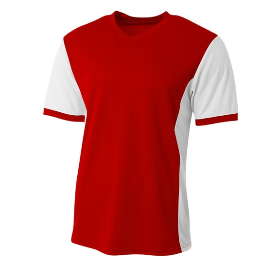 A4 Mens Premier Soccer Jersey XL Scarlet White