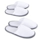 thumbnail image 4 of Pantuflas, zapatillas de hotel de interior desechables con punta cerrada, forro polar de coral esponjoso, suela acolchada para mayor comodidad, para huéspedes, hotel, viajes, 4 of 5