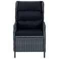 thumbnail image 4 of Bowery Hill Contemporary Weather-Resistant Garden Dining Set in Dark Gray, 4 of 10