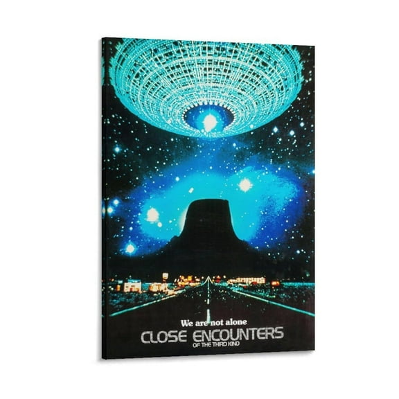 Close Encounters of The Third Kind Movie Poster Canvas Prints Room Decor Poster Canvas Paintings Wall Art Poster Decorative Painting Canvas Wall Art Living Room Posters Bedroom Painting