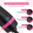 thumbnail image 2 of HQinX Hair Dryer Brush,Hot Air Brush,4 in 1 One Step Hair Dryer and Styler Volumizer with Negative Ion for Drying, 3 Heating Levels,Ceramic Heating (PTC) Technology, for All Hair Types, 2 of 7