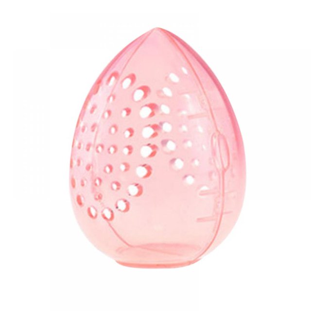 Makeup Sponge Storage Case Multi-hole Moisture-proof Transparent Beauty Sponge Holder Cosmetic Container Stand Teardrop-shaped