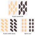 thumbnail image 2 of 24 pares de almohadillas de espuma para la nariz para anteojos, gafas de sol, almohadillas adhesivas para la nariz de 1,5 mm de espesor para todos los marcos de anteojos, junta nasal antideslizan, 2 of 5