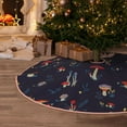 thumbnail image 5 of Sikiie Mushrooms3 Nativity Christmas Tree Skirt, Jesus Christian Winter Holiday Tree Mat Decoration(30-48IN)48", 5 of 6