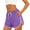 Purple, variant on Women's Athletic Running Shorts Lightweight Quick Dry Gym Workout Track and Field Training Basketball Fitness Shorts with Pockets Wine