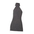 thumbnail image 2 of Vestido elástico para niña a escala 1/12, mini muñeca, vestido informal en miniatura para muñeca femenina de 6'', accesorios para el cuerpo de gris, 2 of 8