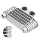 thumbnail image 5 of Radiador Enfriador de aceite de motor Aleación de aluminio Universal para motocicletas Dirt Pit Bikes 125CC‑250CCPlata, 5 of 12