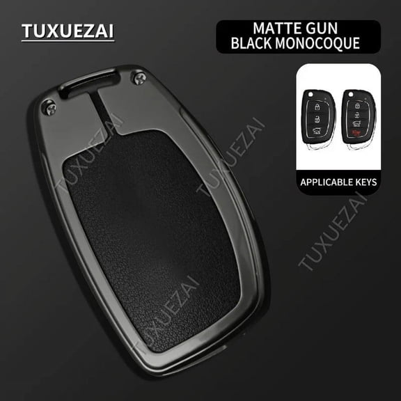 For Hyundai E 3/4 button key case Ix35 Ix45 I10 I30 I40 Tucson Santa Rena Sonata Elantra Creta Key Case Zinc alloy Car Key Cover