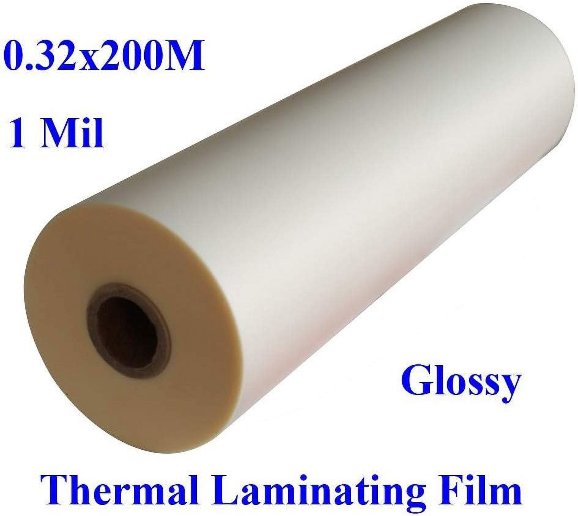 PreAsion 1 Roll 12.5" * 656" Bopp Glue-based Soft-touch Laminating Film for Laminating Machine