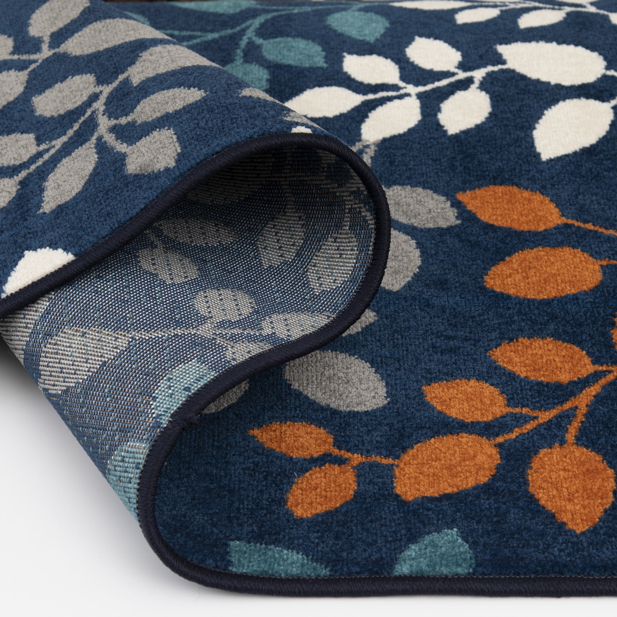 Loomaknoti Terrace Tropic Tiffeni 2' x 3' Floral Indoor/Outdoor Runner Rug , Blue/Gray