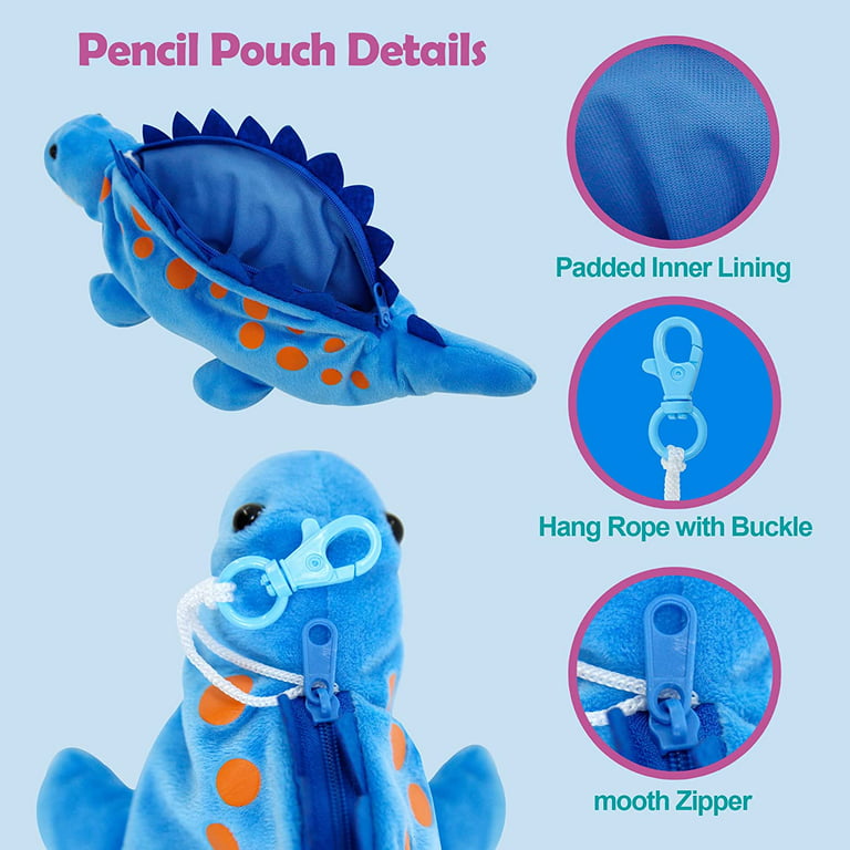 Dinosaur Pencil Case Funny with Zipper for Boys Girls Kids Preschool  Elementary Adult Portable Lightweight School Supplies Cute Large Capacity -  China Pencil Bag, Pencil Case