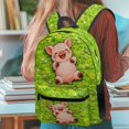 thumbnail image 5 of Psesaysky Lucky Clover Happy Pigs Backpack Set School Bag School Backpack for Boys Girls Kids Elementary Middle School Back to School Gifts, 5 of 7